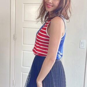 Curvy Mix & Match Stars & Stripes Top
